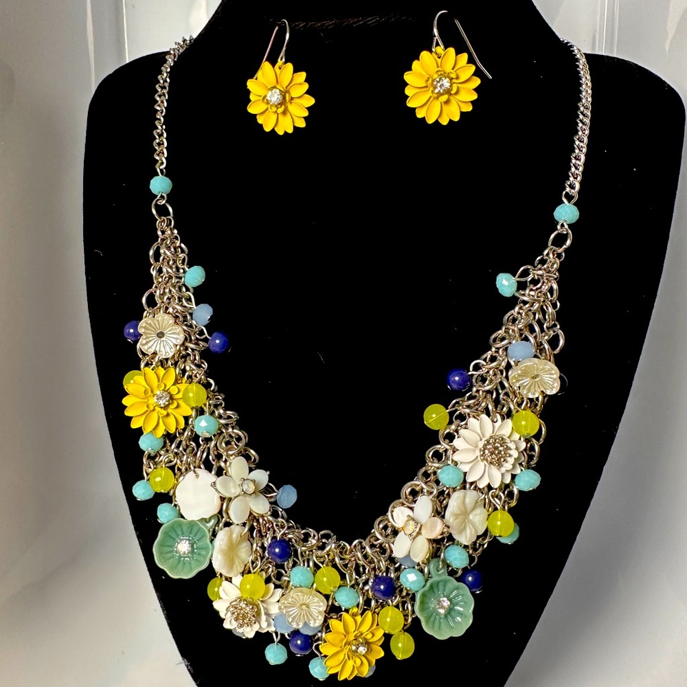 Necklace (19”) and Matching Earrings - Christopher & Banks